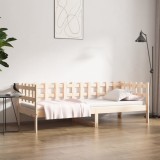 VidaXL Pat de zi fără saltea, 90x200 cm, lemn masiv pin