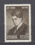 ROMANIA 1957 LP 446 - 80 ANI DE LA NASTEREA LUI ADY ENDRE MNH