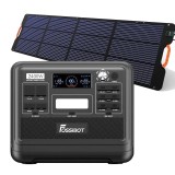 Cumpara ieftin Pachet Fossibot F2400 Negru Statie electrica de incarcare portabila , LED, IP67 + Panou solar portabil Fossibot SP200 200W