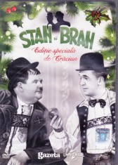 DVD Film comedie: Stan si Bran - Editie speciala de Craciun ( 3 filme - vezi descriere )