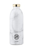 24bottles sticla termica Clima Bottle 850 ml Carrara culoarea alb, Clima.850.Carrara