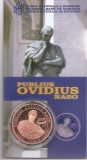 Romania 1 Leu 2008 (Publius Ovidius Naso) Tombac placat cu cupru, 37 mm KM-289 UNC !!!, Argint