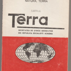 Societatea de Stiinte geografice - Terra - nr. 3 iulie-septembrie 1985
