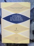 e0d ISTORIA FILOSOFIEI ROMANESTI , - NICOLAE GOGONEATA ...ION GOIAN volumul 1