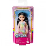 Papusa Barbie Chelsea, Plaid Dress, HKD91