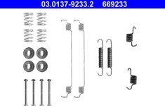 ATE 03.0137-9233.2 Set accesorii, sabot de frana