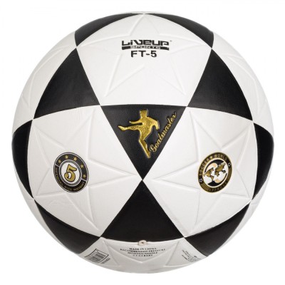 Minge Fotbal Liveup FT-5, Mărime 5, Negru și Alb foto