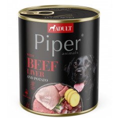 Hrana umeda pentru caini, Piper cu Ficat de Vita si Cartofi, 800 gr