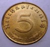 7.270 GERMANIA 5 REICHSPFENNIG 1938 A, Europa, Bronz-Aluminiu