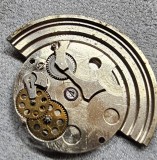 Mecanism ceas elvetian vintage DOXA Automatic 25 rubine, data la 6, calibrul 116