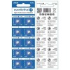 Baterie Ceas Alcalina EverActive AG4 LR626 G4 1.5V, 19mAh, 6.7x2.5mm, Echivalente: LR66, 377A, SR626 - Blister 1 buc.