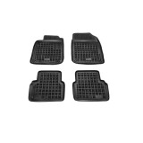 Set covorase auto din cauciuc SAAB 9.3 (YS3F), 09.2002-09.2007; 9-3 (YS3F), 07.2007-, presuri tip tavita, negru, Rapid