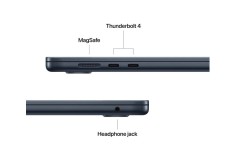 Macbook air 15.3 retina/apple m4 (cpu 10-core gpu 10-coreneuralengine 16-core)/16gb/256gb - midnight - us english