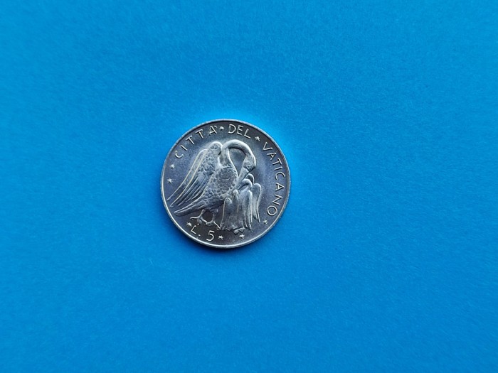 5 Lire 1971 Vatican -UNC-RAR!