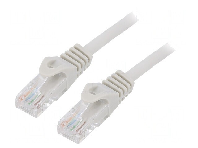 Cablu Patch U/UTP Cat6 5m Gri
