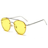 Ochelari De Soare Fashion Vintage / Retro Style Aviator - Protectie UV - Model 6, Femei, Protectie UV 100%