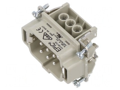 Conector HDC inserturi contact tată EPIC H-BE PIN 6 6 PE foto