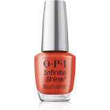 OPI Infinite Shine Silk lac de unghii cu efect de gel Knock &#039;Em Red 15 ml