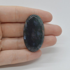 Cabochon agat moss 42x24x6mm c50