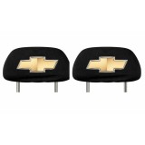Set 2 huse tetiere negre, pentru gama auto CHEVROLET