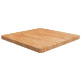 Cumpara ieftin Blat masa patrat maro deschis 70x70x4 cm lemn stejar tratat