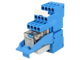 Releu intermediar 4PDT 24VDC 7A