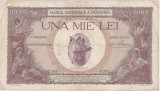Bancnotă Rom&acirc;nia 1000 lei 1939 BNR SUPRATIPAR, Una Mie Lei, interbelică