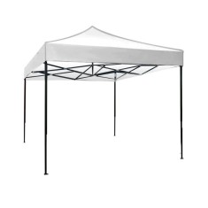 Cort pliabil pentru Evenimente cadru metalic pentru curte si gradina, pereti laterali, 300 x 450 cm, Alb