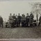 Grup de vanatori romani cu automobile, perioada interbelica// fotografie