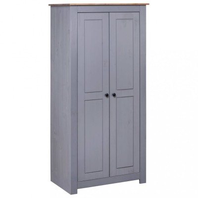 Gossi sifonier, gri, 80 x 50 x 171,5 cm, lemn masiv pin gama panama foto