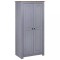 Gossi sifonier, gri, 80 x 50 x 171,5 cm, lemn masiv pin gama panama
