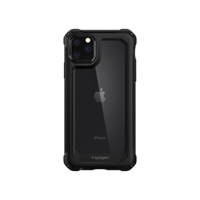 Husa TPU Spigen Gauntlet Karbon pentru Apple iPhone 11 Pro, Neagra 077CS27515 foto