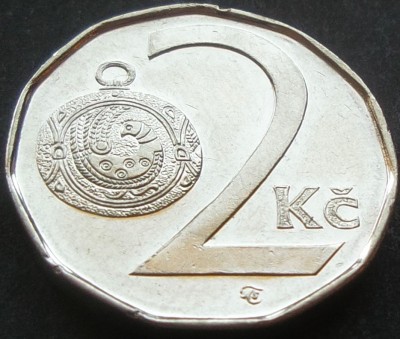 Moneda 2 COROANE - CEHIA, anul 2007 * cod 1620 foto