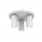 Spot Triplu Vivalux ROUND WHITE LUX, 3xGU10, max. 3x35W, IP20,220x120mm, Alb,