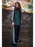 COMPLEU SACOU CU PANTALONI SPORT SNUR IN TALIE AGNESE Verde S-M