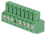Regletă de Conexiuni Deconectabilă 3.81mm 8 Piste Drept Mufă