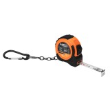Mini ruleta breloc 2 m x 13 mm cu carabiniera, NEO TOOLS