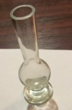 Cumpara ieftin CY - Vaza micuta din sticla / H: 13 cm / D gura: 2,50 cm / D baza: 4 cm