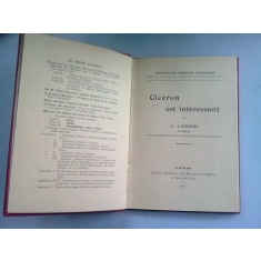 CICERONE EST INTERESSANT - L. LAURAND (CICERONE ESTE INTERESANT)