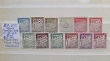 1893-1935 France Timbre taxa YT=28-42 12 val MNH+MH+st. YT=50 E, Nestampilat