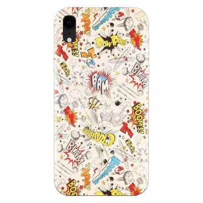 Husa silicon pentru Apple Iphone XR, Vintage Comic foto