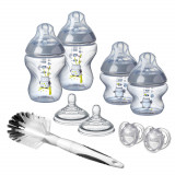 Kit biberoane nou-nascut Tommee Tippee Closer to Nature 0 luni + bufnita