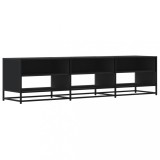 Cumpara ieftin Comoda TV, negru, 180x40x46 cm, lemn prelucrat
