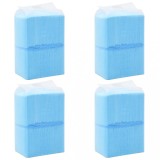 vidaXL Covorașe Igienice C&acirc;ini 400 buc, 45x33cm, Absorbante, Strat Multiplu, Albastre/Albe, Dresaj, Incontinență