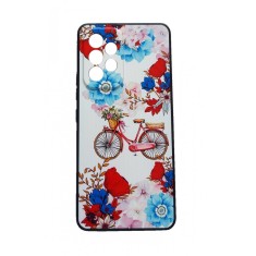 Husa telefon compatibila cu Samsung Galaxy A53 5G, Antisoc, Flori/Bicicleta, HT16