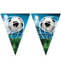 Ghirlanda petrecere din carton cu 9 stegulete model Fotbal 2.3M, Godan