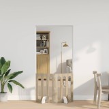 vidaXL Țarc pliabil pentru animale de companie 2 pcs Stejar Sonoma 8005957