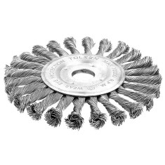 Perie abraziva circulara din sarma 180 mm, Industrial, Tolse