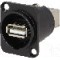 Conector {{Tip conector}}, colier (2 orificii), orificiu pentru &amp;#351;urub conic, pt. montare pe panou, CLIFF - CP30114