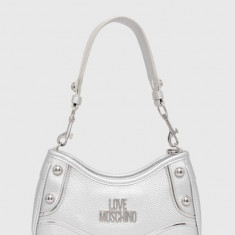 Love Moschino poseta culoarea argintiu